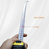 Steel Measuring Tape with Lock Rubber Grip Metric and Inch Ruler 3M 5M 10M - 3M - Extra Image