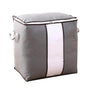1/4X Bamboo Charcoal Clothes & Quilt Storage Bag with Zipper Box - 4 x Vertical