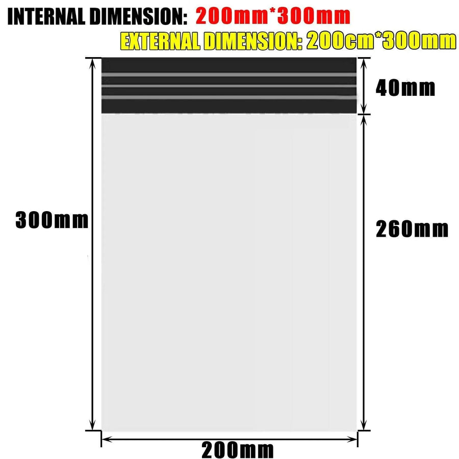 Poly Mailer Bags Mailing Satchel Plastic Courier Self Sealing Packing - 45*55cm *100 PCS