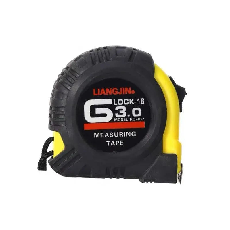 Steel Measuring Tape with Lock Rubber Grip Metric and Inch Ruler 3M 5M 10M - 5M