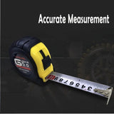 Steel Measuring Tape with Lock Rubber Grip Metric and Inch Ruler 3M 5M 10M - 5M - Top-Down View