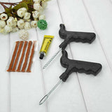 8Pcs Tyre Repair Kit Tire Puncture Emergency Tool Motorcycle Bike Car Tubeless - Top-Down View