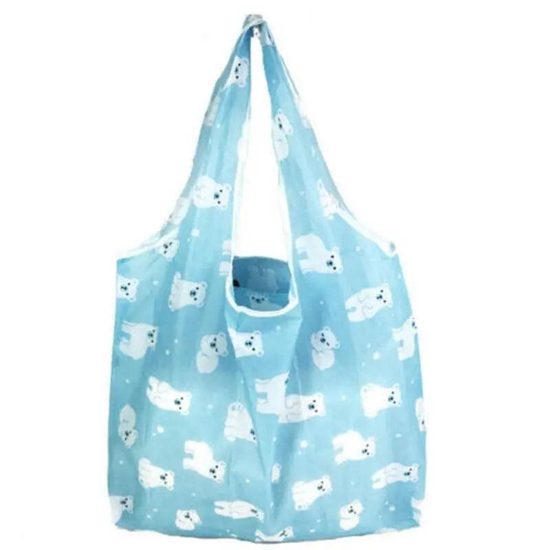 Reusable Foldable Light Waterproof Shopping Bags Carry bag Grocery Big - B-20