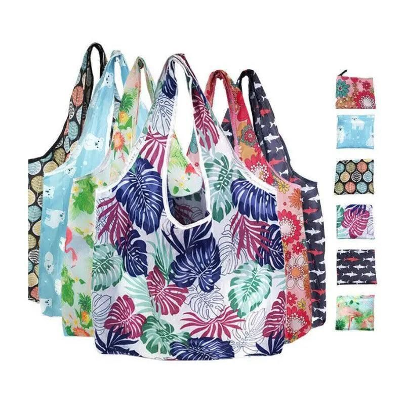 Reusable Foldable Light Waterproof Shopping Bags Carry bag Grocery Big - B-23