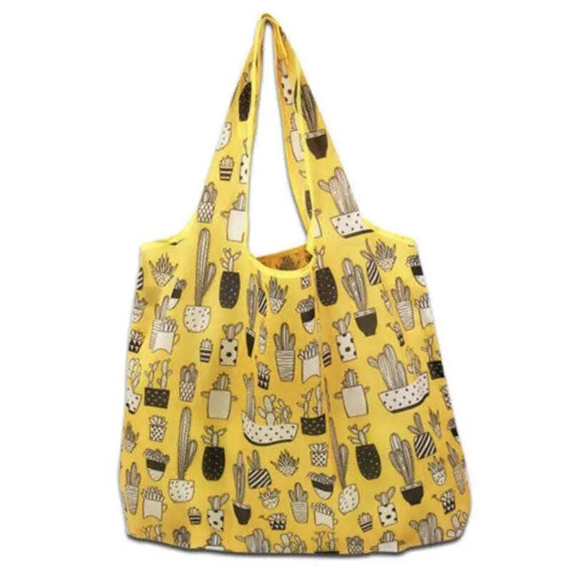 Reusable Foldable Light Waterproof Shopping Bags Carry bag Grocery Big - B-25