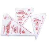 100-200Pcs Disposable Piping Bags For Cake Decor Icing Frosting Piping Nozzles - Red-Small *100 PCS - 45-Degree Angle