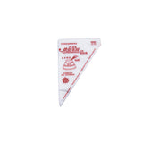 100-200Pcs Disposable Piping Bags For Cake Decor Icing Frosting Piping Nozzles - Red-Small *100 PCS - Rear View