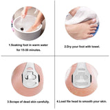 Foot File Hard Skin Remover Callus Shaver Corn Cutter Tool Pedicure + 10 Blades