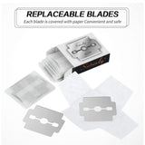 Foot File Hard Skin Remover Callus Shaver Corn Cutter Tool Pedicure + 10 Blades