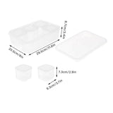 Crisper Refrigerator Storage Box Plastic Sealed Food Compartment Organizer Set - Side View