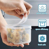 Crisper Refrigerator Storage Box Plastic Sealed Food Compartment Organizer Set - Extra Image