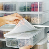 Crisper Refrigerator Storage Box Plastic Sealed Food Compartment Organizer Set - Extra Image