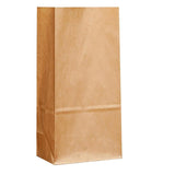 Brown Kraft Paper Bags Take Away Food Lolly Grocery Buffet Craft Gift Market Bag - 12X 7 X 21.5CM - Extra Image