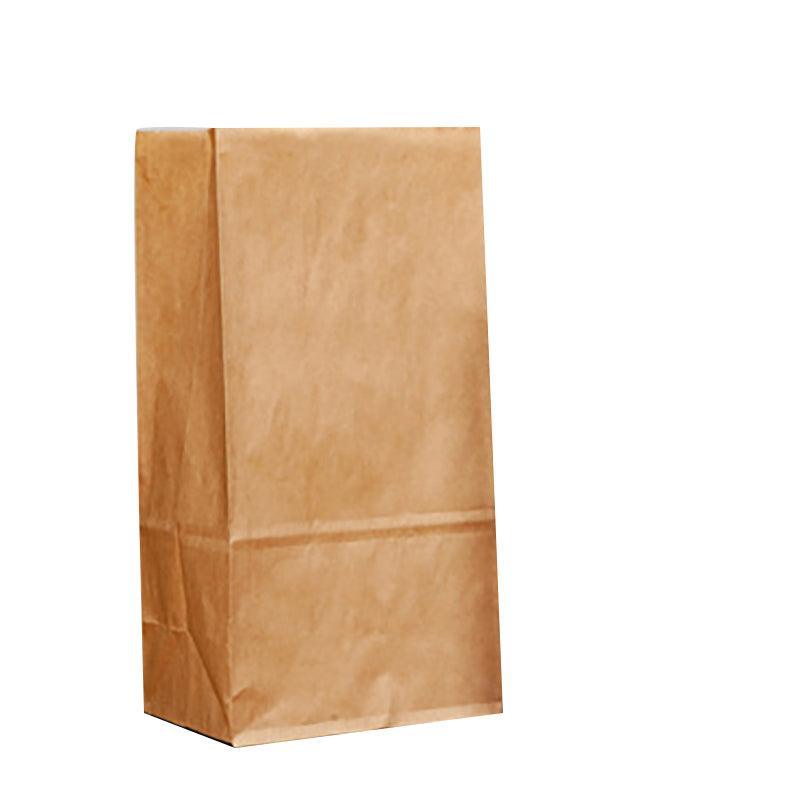 Brown Kraft Paper Bags Take Away Food Lolly Grocery Buffet Craft Gift Market Bag - 15.5 X 10 X 30CM