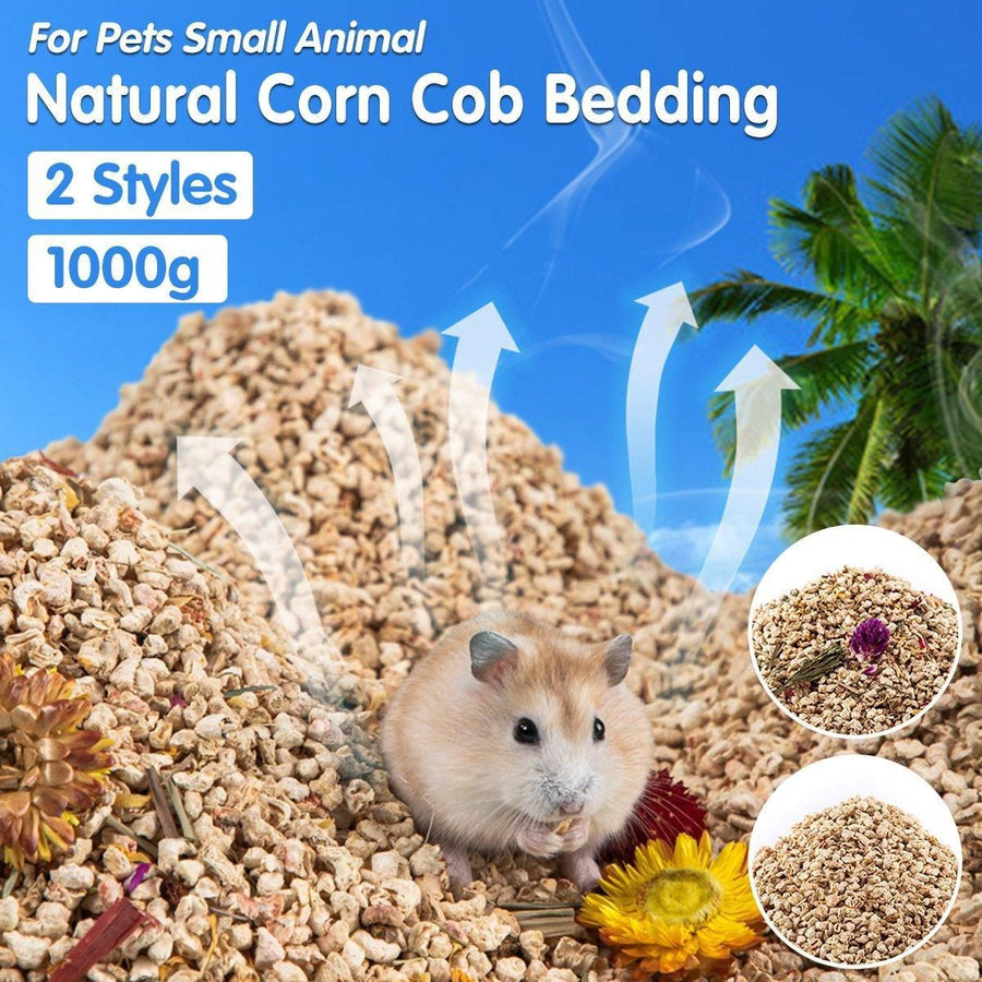Plants Corncob Bedding Nest Pad for Hamster Rabbit Hedgehog Small Pet Supplies - Corn Cob Litter
