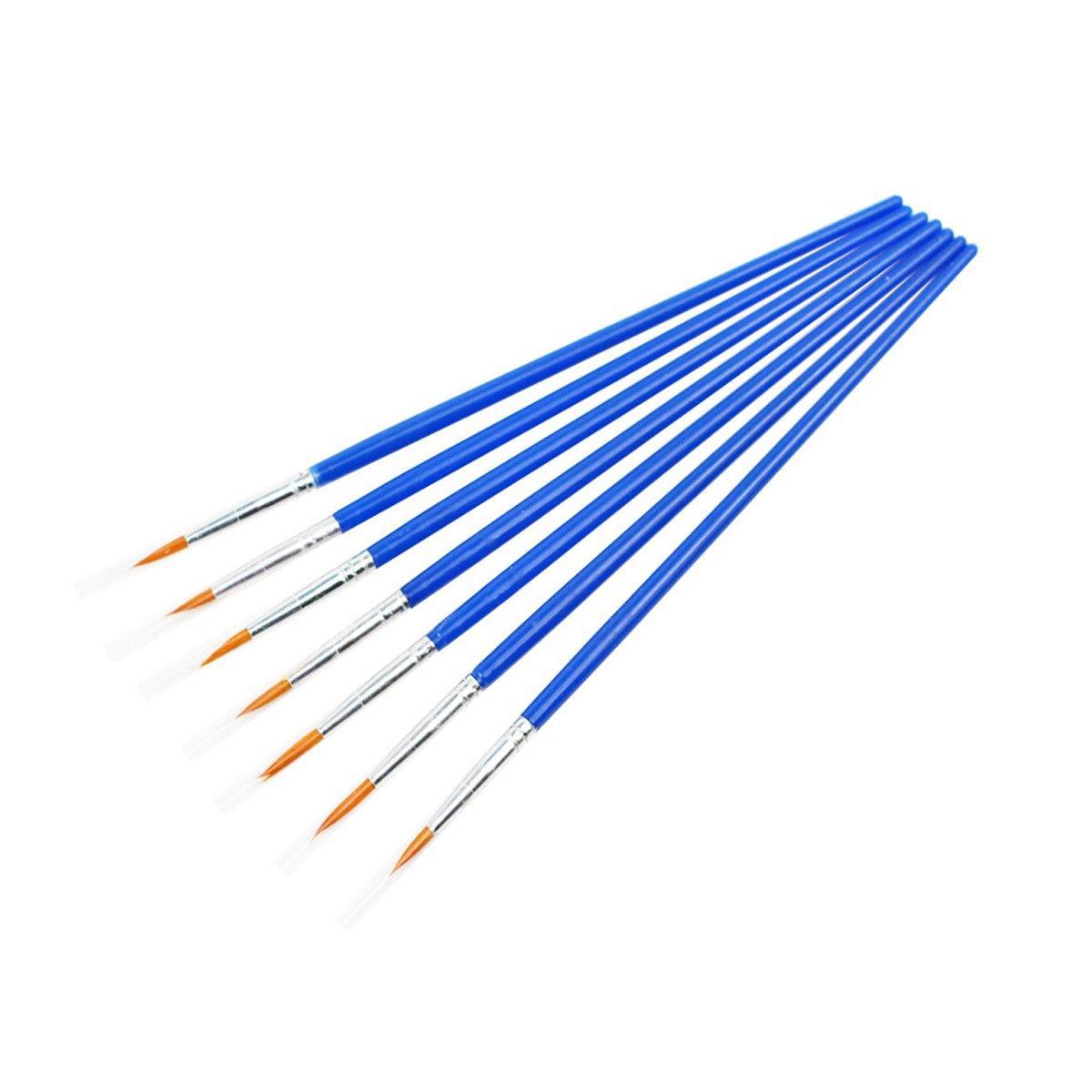 50/100PCS Plastic Flat Tip Hook Line Brushes for DIY Ceramics and Watercolor Painting - 50PCS Hook Line Pen