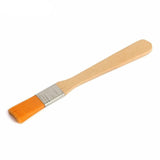 3Pack Art Brushes Flat Paint Set Drawing Painting Wooden Handle Craft - Rear View