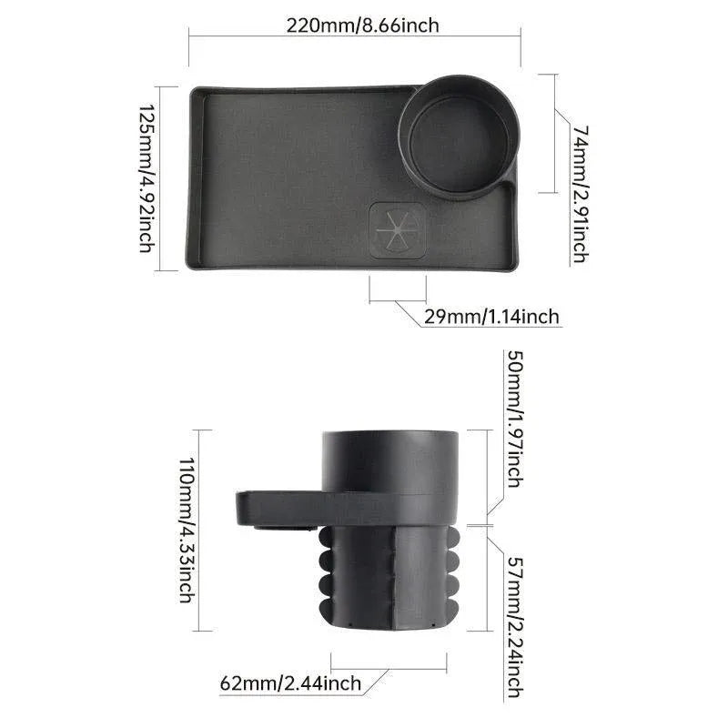 Multifunctional Car Cup Holder Shelf Food Tray for Easy Convenience and Storage