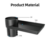 Multifunctional Car Cup Holder Shelf Food Tray for Easy Convenience and Storage - 45-Degree Angle