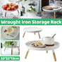 Wrought Iron Storage Rack for Kitchen Fruit Snack Desktop Storage