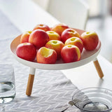 Wrought Iron Storage Rack for Kitchen Fruit Snack Desktop Storage - Rear View