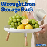 Wrought Iron Storage Rack for Kitchen Fruit Snack Desktop Storage - Extra Image