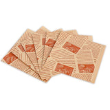 200PCS Vintage Newspaper Print Kraft Paper Bags Eco-Friendly Food Packaging - Paper-17*18cm-200PCS - 45-Degree Angle
