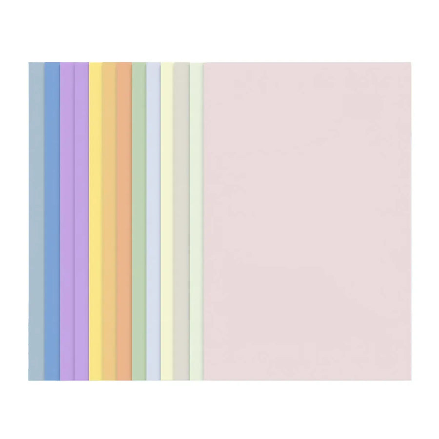90 Sheets Coloured Cardboard 15 Colours A4 for Kids Craft Handmade