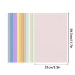 90 Sheets Coloured Cardboard 15 Colours A4 for Kids Craft Handmade