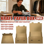 20PCS Small Kraft Paper Gift Boxes for Packaging Craft Wedding