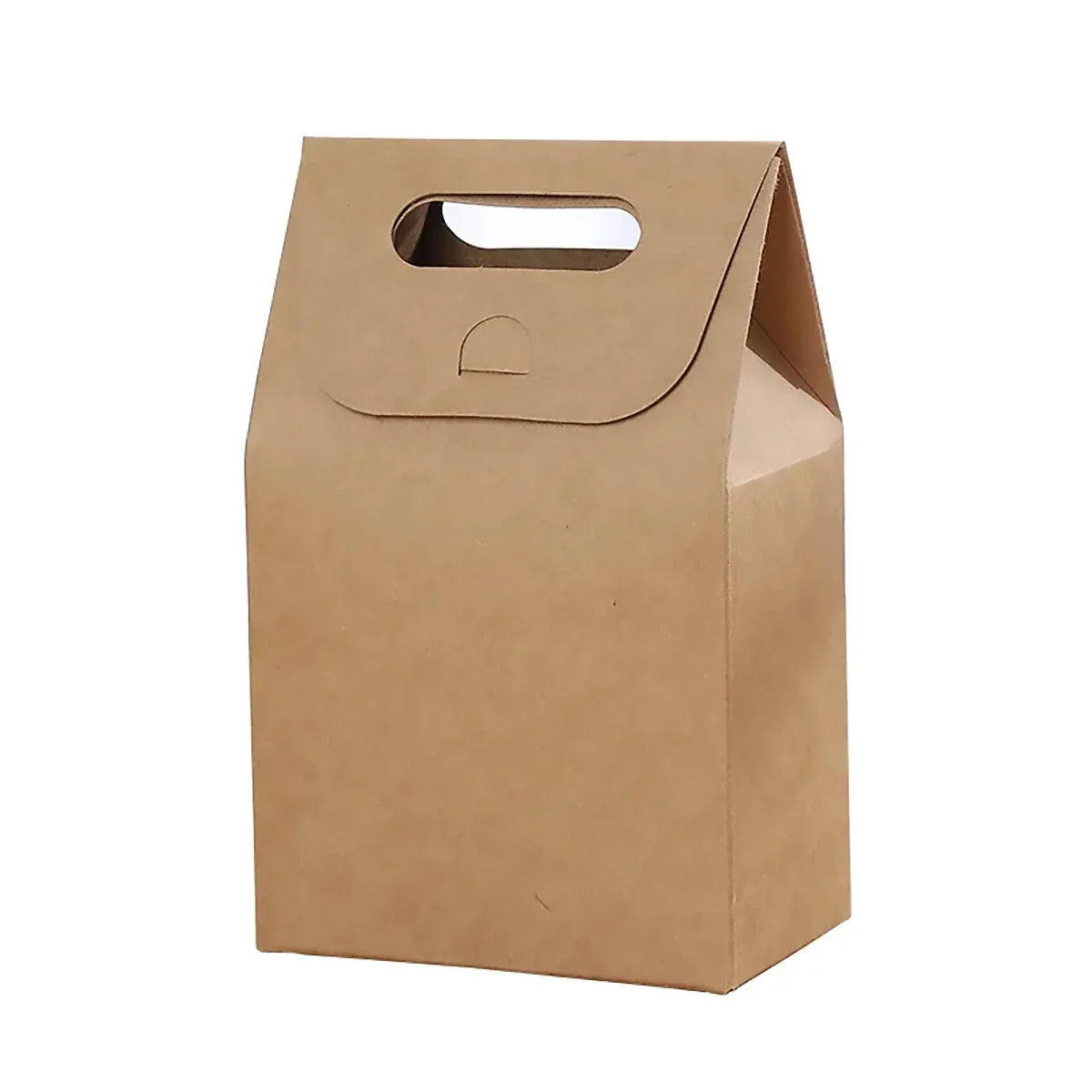 50PCS Portable Kraft Paper Gift Boxes for Birthday Holiday Wrapping