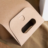 50PCS Portable Kraft Paper Gift Boxes for Birthday Holiday Wrapping - Extra Image