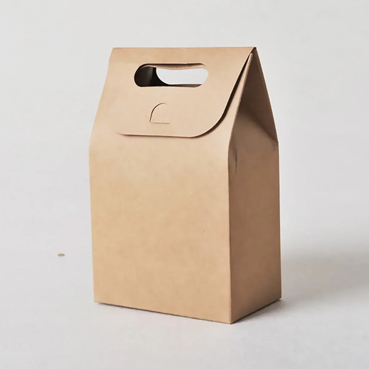 50PCS Portable Kraft Paper Gift Boxes for Birthday Holiday Wrapping