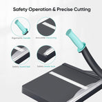 1-Piece A4 Guillotine-Style Paper Cutter