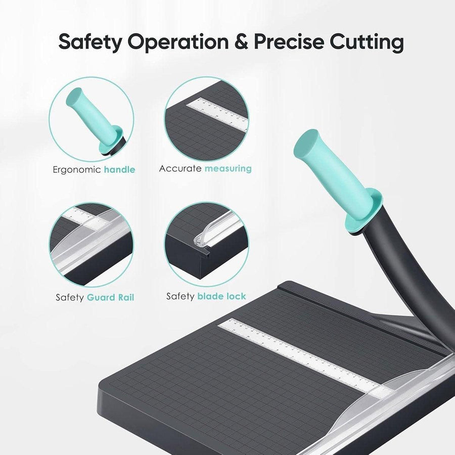 1-Piece A4 Guillotine-Style Paper Cutter