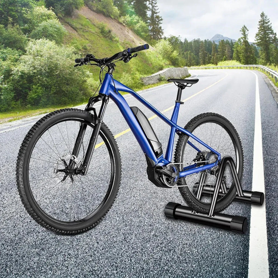 Parking Floor Bike Rack Bicycle Storage Steel Holder Portable Cycling Bike Stand