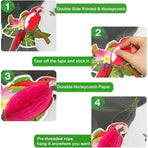 6/9/12pcs Parrot Charm Party Decoration Props Tropical Theme Decor Accessories - 9pcs