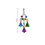 10pcs Parrot Toys Set Swing Ladder Chew Bell Toys for Cockatiels Budgies Cages