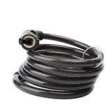 Bicycle Bike Code Lock Locker 4 Digits Password Code Steel Cable Secure Tough - Front View