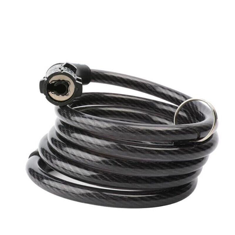 Bicycle Bike Code Lock Locker 4 Digits Password Code Steel Cable Secure Tough