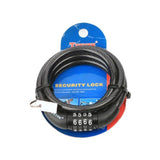 Bicycle Bike Code Lock Locker 4 Digits Password Code Steel Cable Secure Tough - Side View