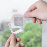 12X Fly Screen Net Repair Tape Patch Adhesive Door Curtain For Mending Holes Set - Side View