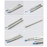 1 Pair Locking Drawer Slides Heavy Duty 120kg Runners Trailer 16 18 20 22 Inch - 20inch/500mm - Top-Down View