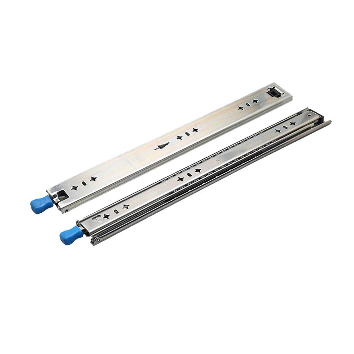 1 Pair Locking Drawer Slides Heavy Duty 120kg Runners Trailer 16 18 20 22 Inch - 20inch/500mm