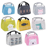 Portable Insulated Thermal Lunch Box Carry Tote Picnic Case Storage Bag 21x17x15cm - B02 (21x17x15cm)