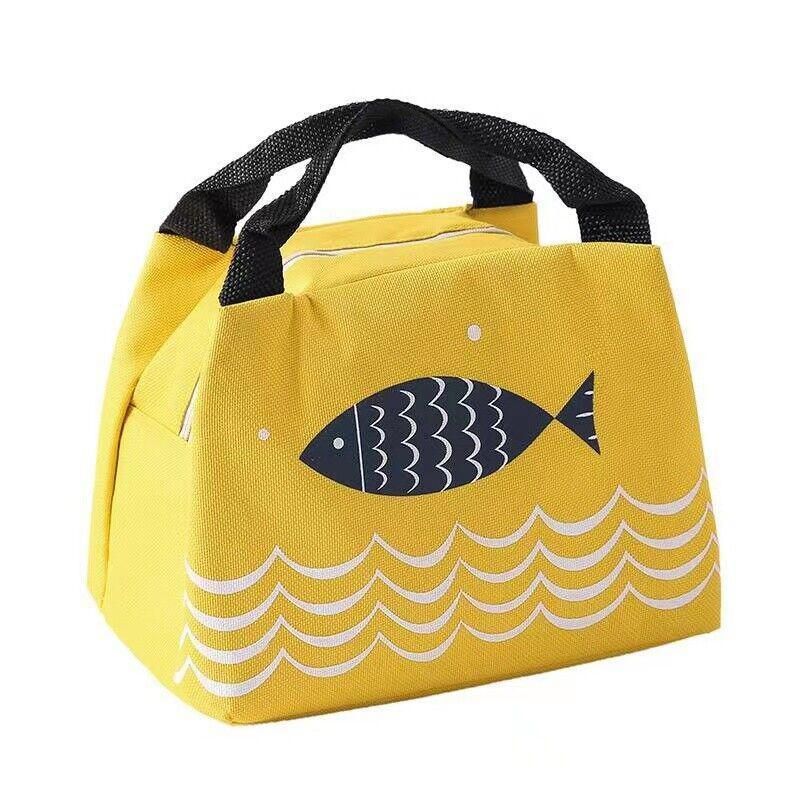 Portable Insulated Thermal Lunch Box Carry Tote Picnic Case Storage Bag 21x17x15cm - B04 (21x17x15cm)