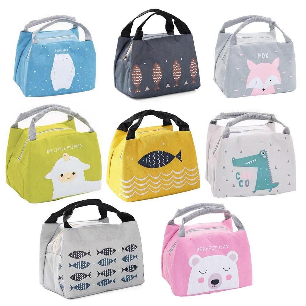 Portable Insulated Thermal Lunch Box Carry Tote Picnic Case Storage Bag 21x17x15cm - C02 (21x17x15cm)