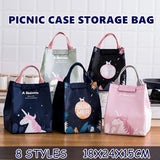 Portable Insulated Thermal Lunch Box Carry Tote Picnic Case Storage Bag 18x24x15cm - E03 (18x24x15cm)