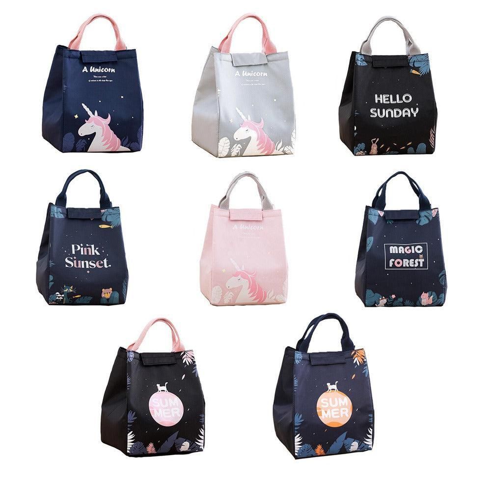 Portable Insulated Thermal Lunch Box Carry Tote Picnic Case Storage Bag 18x24x15cm - E03 (18x24x15cm)