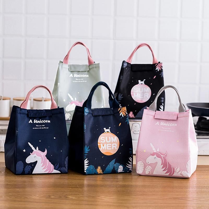 Portable Insulated Thermal Lunch Box Carry Tote Picnic Case Storage Bag 18x24x15cm - E03 (18x24x15cm)